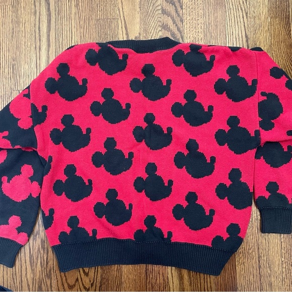 Mickey & Co. Vintage Disney Cardigan Black/Red size Medium - Picture 6 of 7